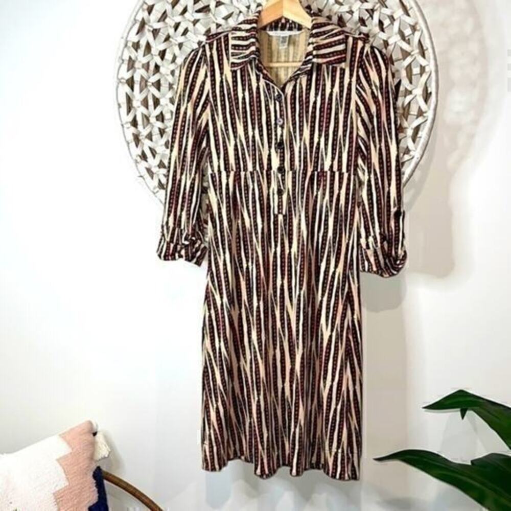 Diane von Furstenberg Silk Sheena Feather Print Dress – Size 0